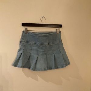 Y2K denim skirt